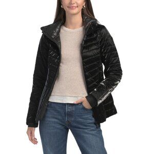 PAJAR Black Aludra Veltec Channel Quilted Puffer Jacket